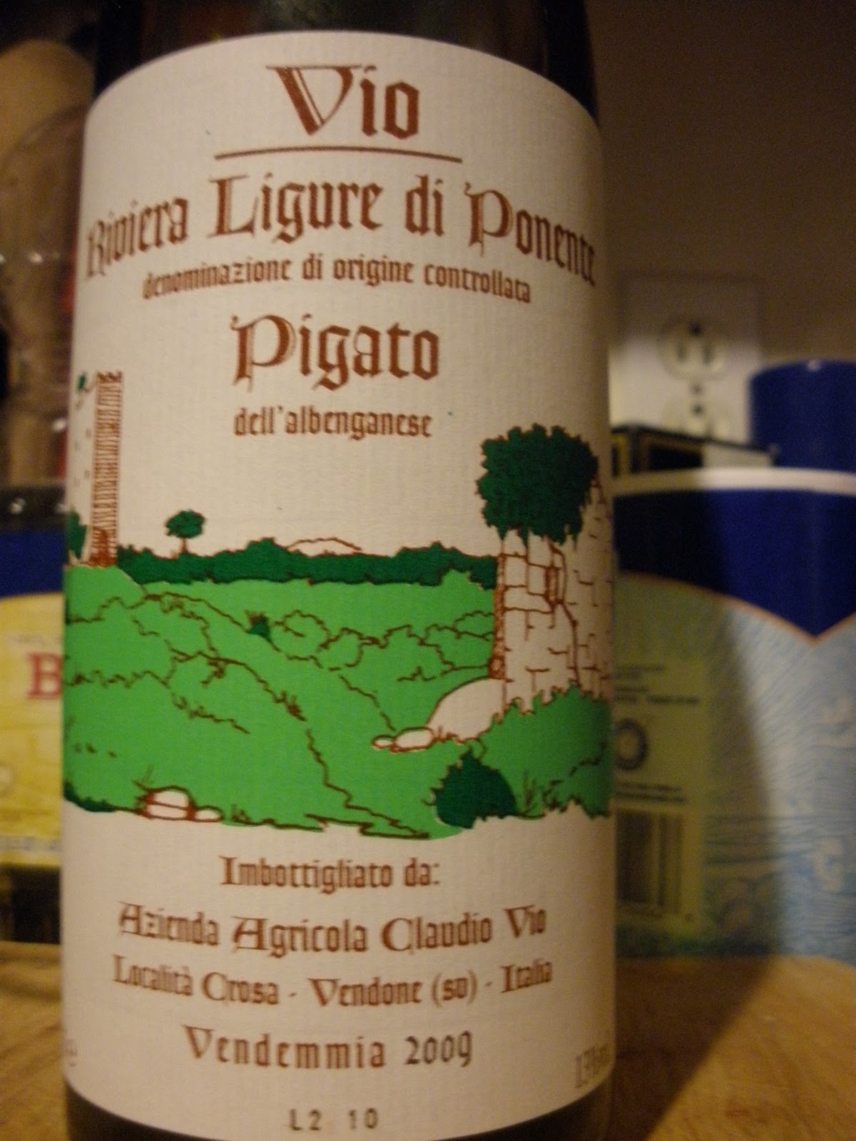 Fringe Wine Pigato Riviera Ligure di Ponente, Ligura, Italy
