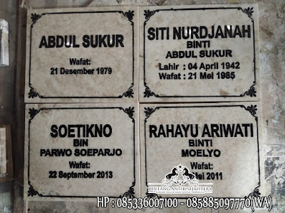 Plakat Prasasti Batu Nisan, Nisan Prasasti Marmer, Batu Nisan Prasasti Plakat Prasasti Batu Nisan, Nisan Prasasti Marmer, Batu Nisan Prasasti