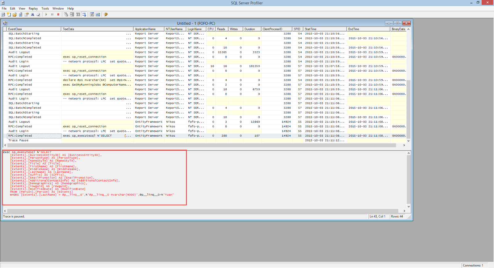 Queries: Optimization patterns for Entity Framework Performance
