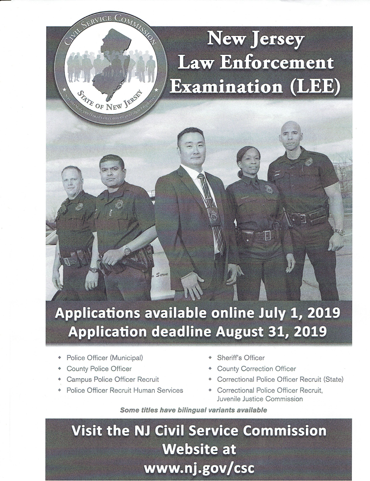 Riverside Township, NJ Blog New Jersey Law Enforcement Examination (LEE)