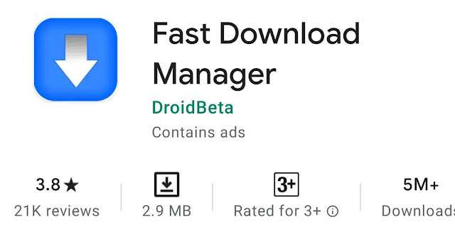 Fast Download Manager Android