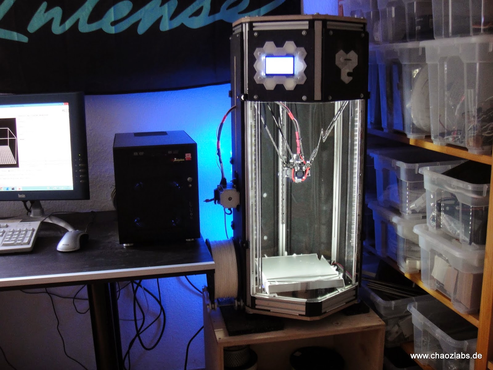 ChaozLabs Building my Delta Printer