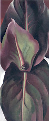 keeffe georgia paintings leaves canna painting okeefe artist keefe okeeffe artwork flower wikipaintings 1986 wikiart 1887 watercolor mexico wonder keef