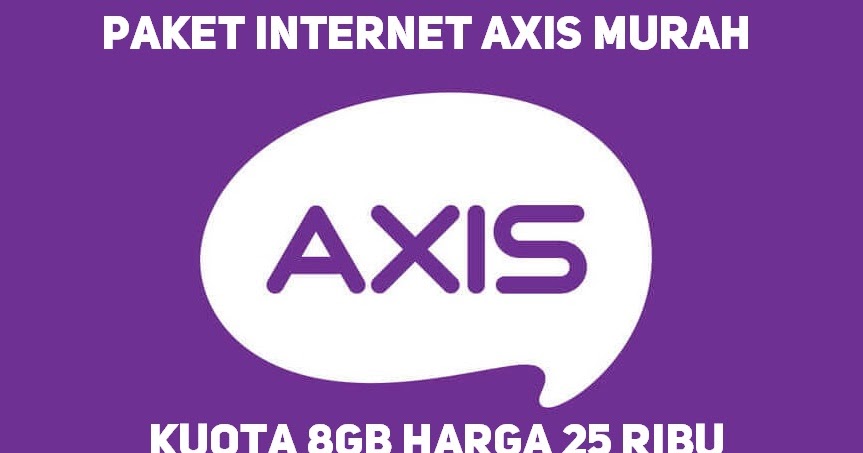 Paket Internet Axis Murah Bulanan 8gb 25 Ribu Semua Jaringan Paket Internet