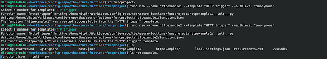 func new command http trigger
