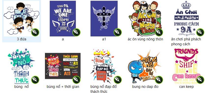 Mẫu logo in áo nhóm đẹp 2021 - Hình 1