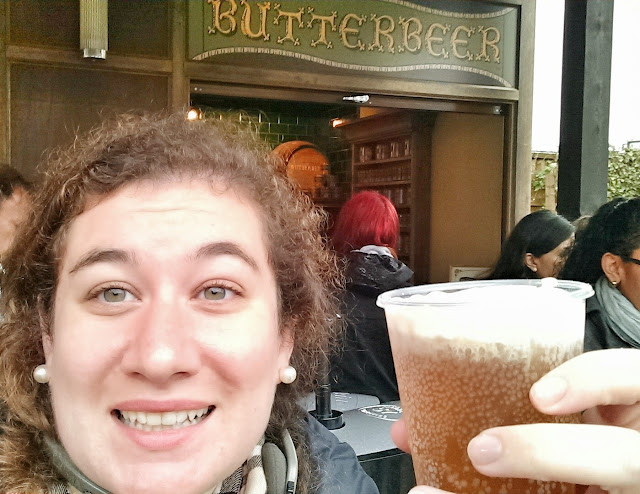 First taste of butterbeer courtesy of the Warner Bros. London Studio Harry Potter Tour