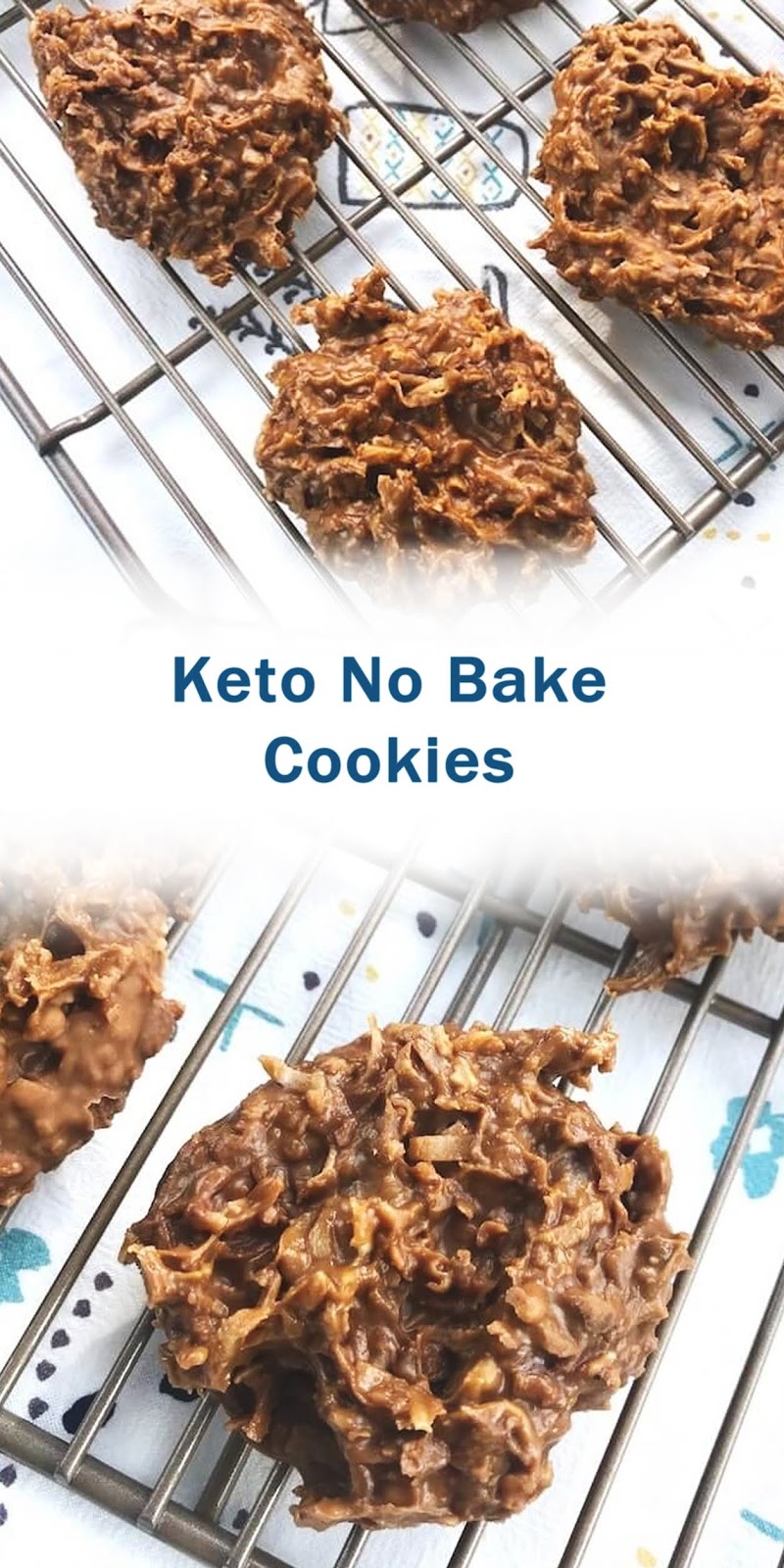 Keto No Bake Cookies 3 SECONDS