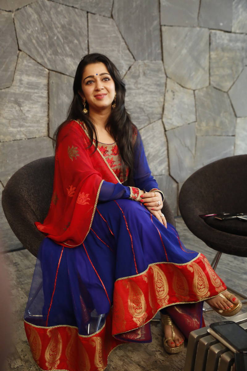 800px x 1200px - Actress Charmi Cute Photoshoot In Blue Chudithar Dress