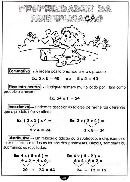 propriedades da multiplicação