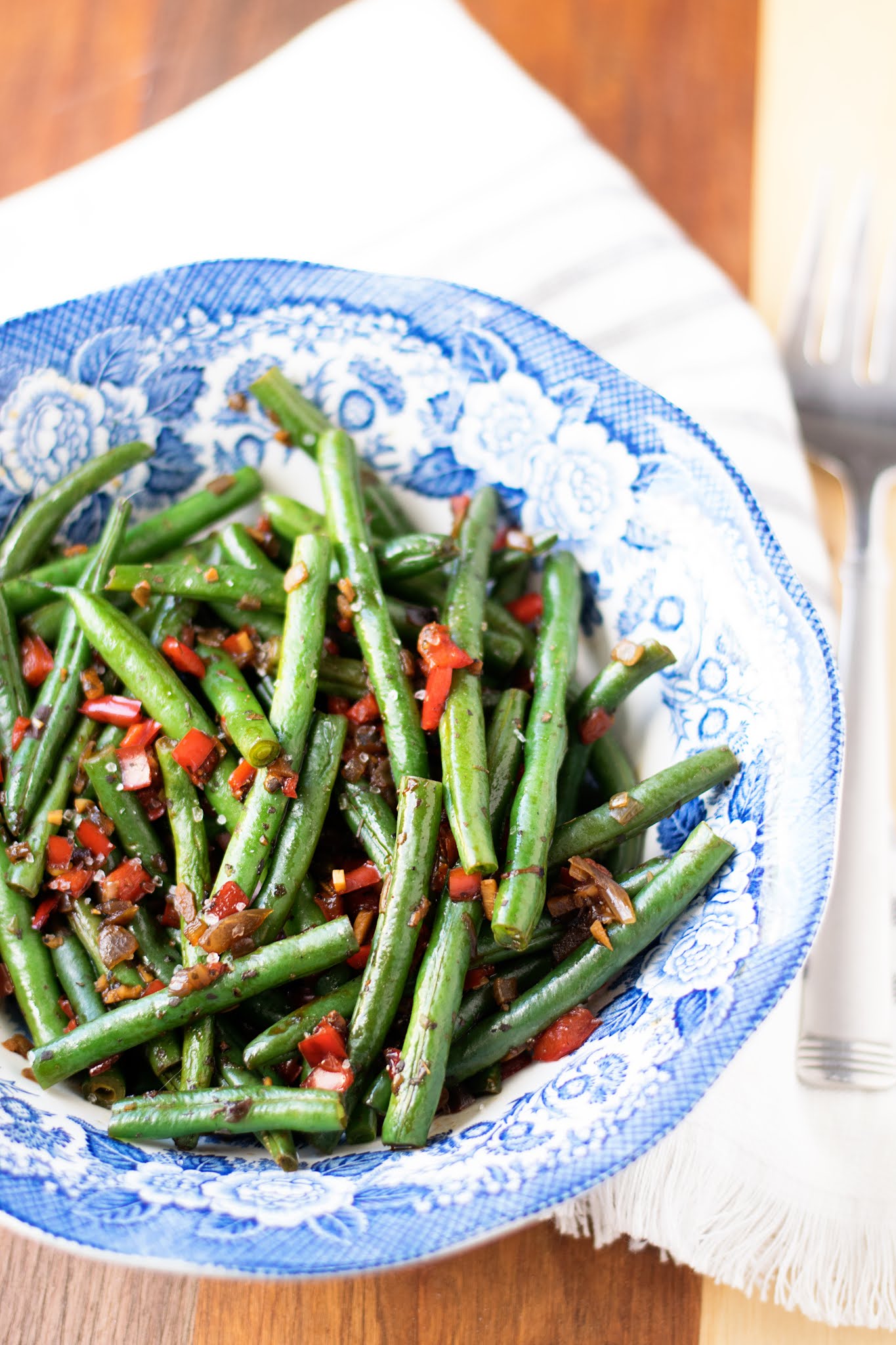 Oil Free Sauteéd Green Bean Recipe The Kitchen Wife