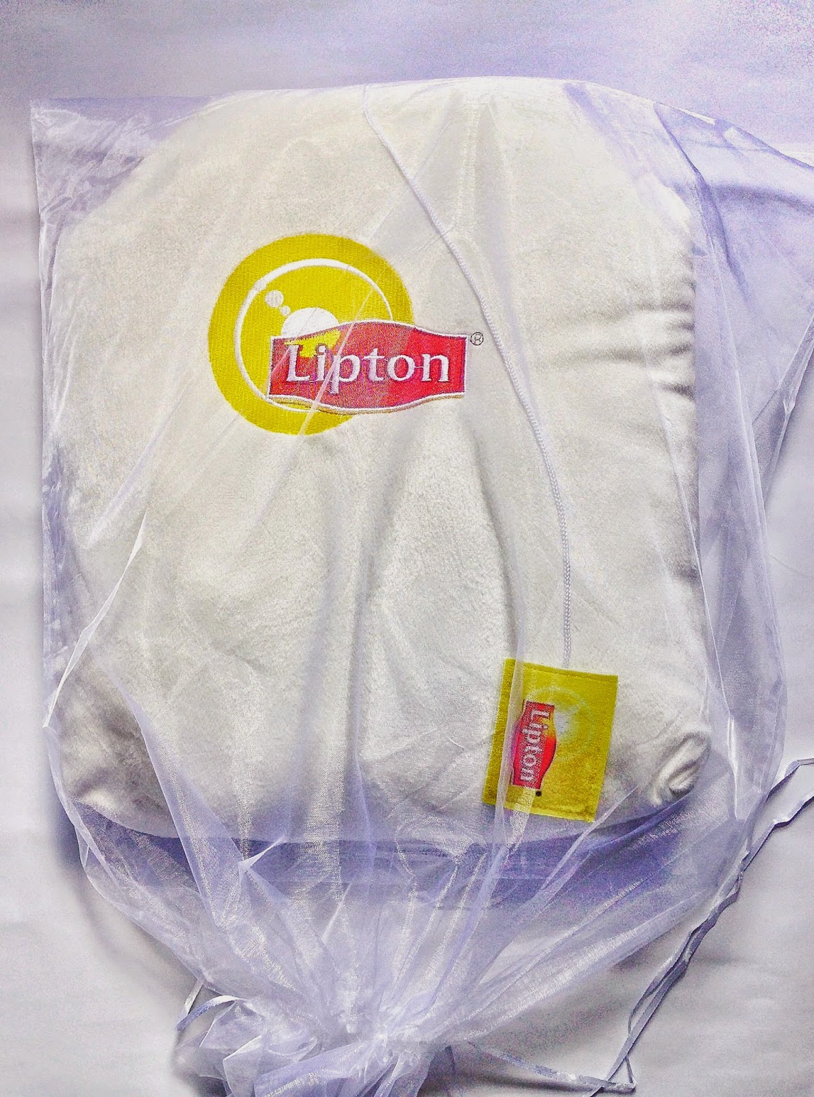 Giant Lipton Teabag Cushion