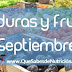 Verduras y frutas del mes: septiembre
