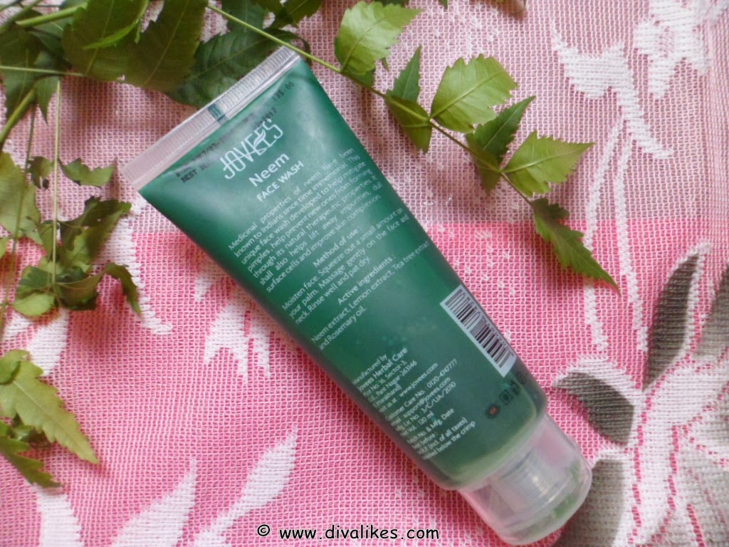 Jovees Neem Face Wash Review Diva Likes