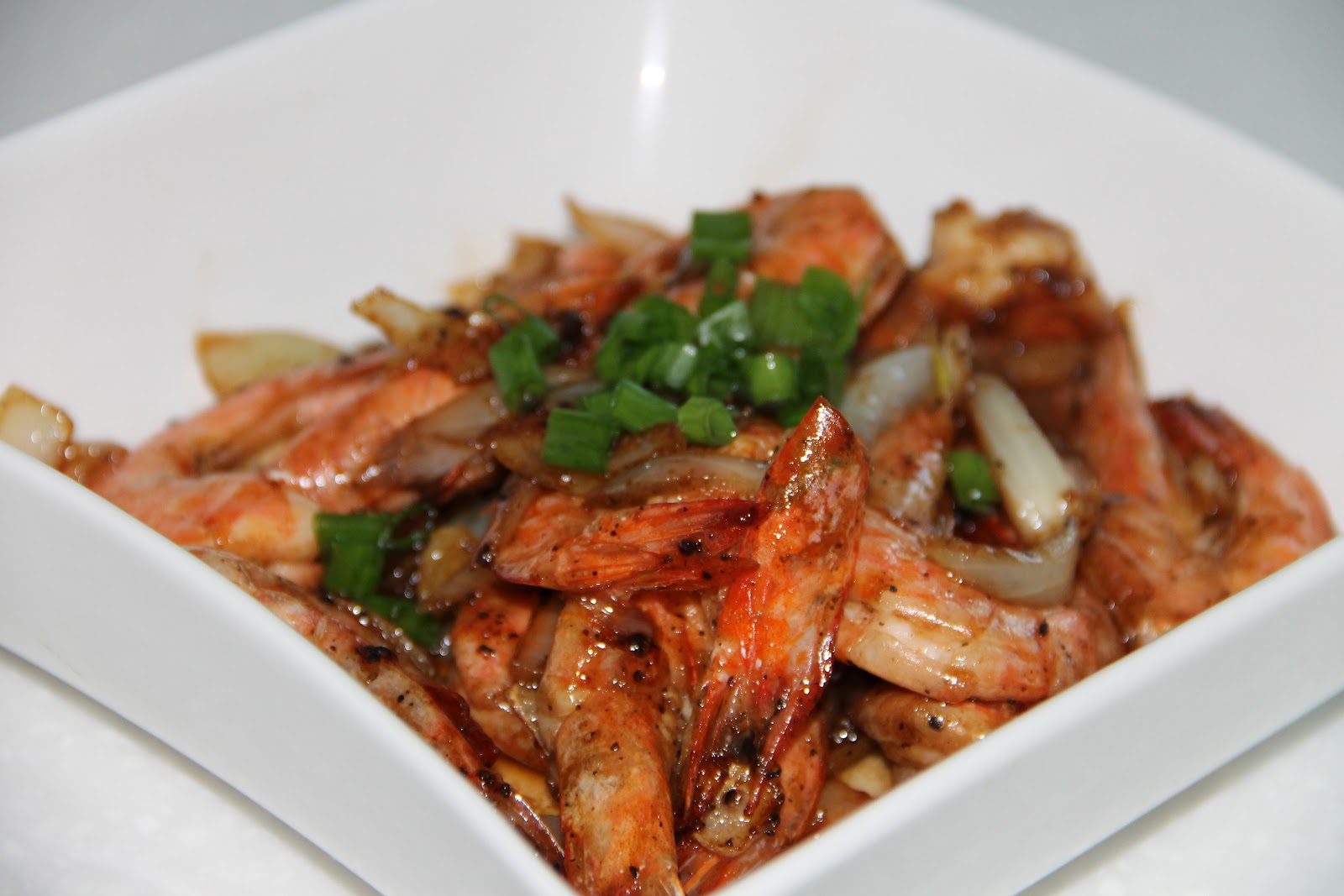 ICookUMakan Black Pepper Prawns