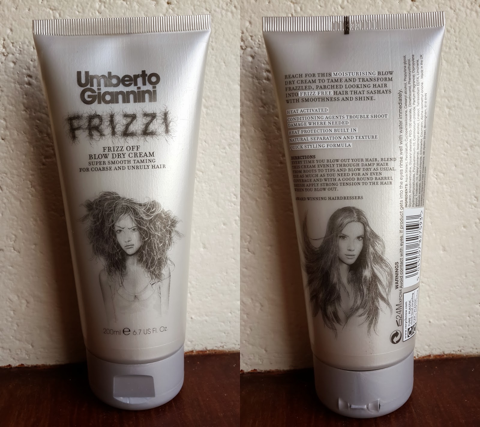 Umberto Giannini Frizzi Frizz Off Blow Dry Cream Review Umberto Giannini Frizzi Frizz Off Blow Dry Cream Review