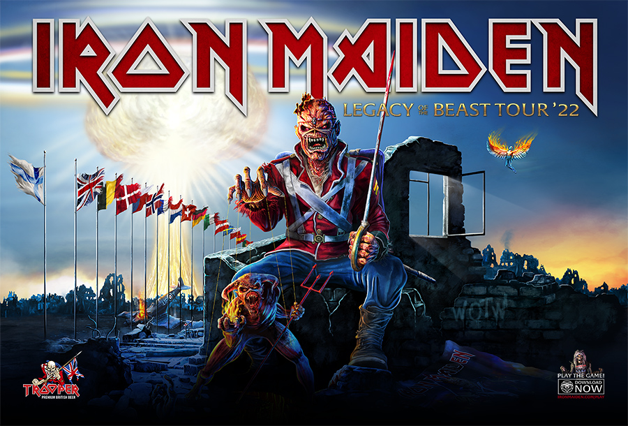 Shows do Iron Maiden na Europa são oficialmente adiados para 2022