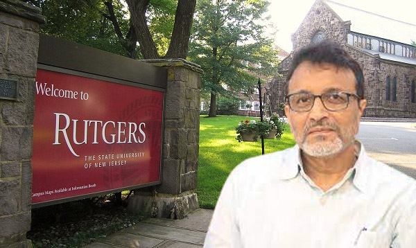 Dr Sanjib Kumar Borkakoti delivers lecture on Sankaradeva at Rutgers University, USA