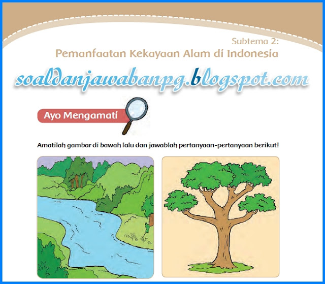 Kunci Jawaban Buku Tematik Kelas 4 Tema 9 Halaman 48, 50