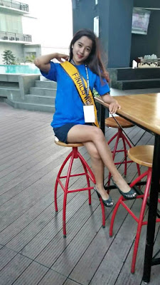 windi fibriani saat menjalani karantina pada ajang wajah bintang indonesia 2019