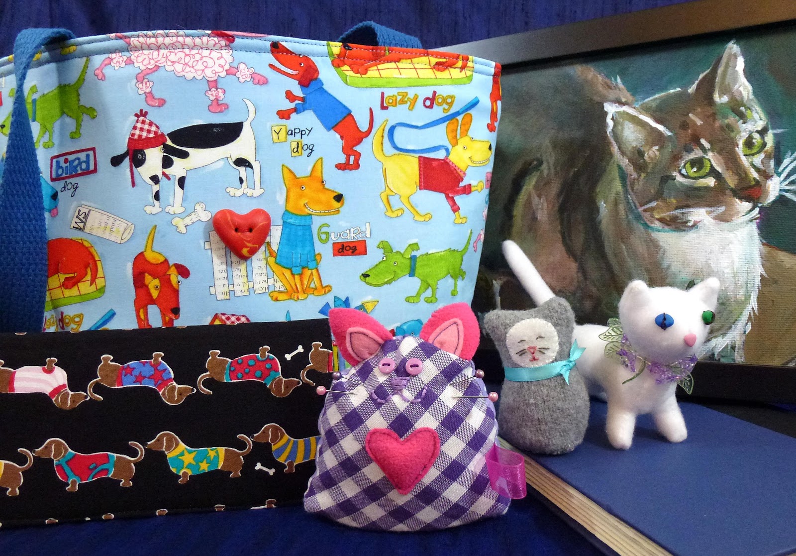 Leslie's Art and Sew Cats and Dogs Rule!