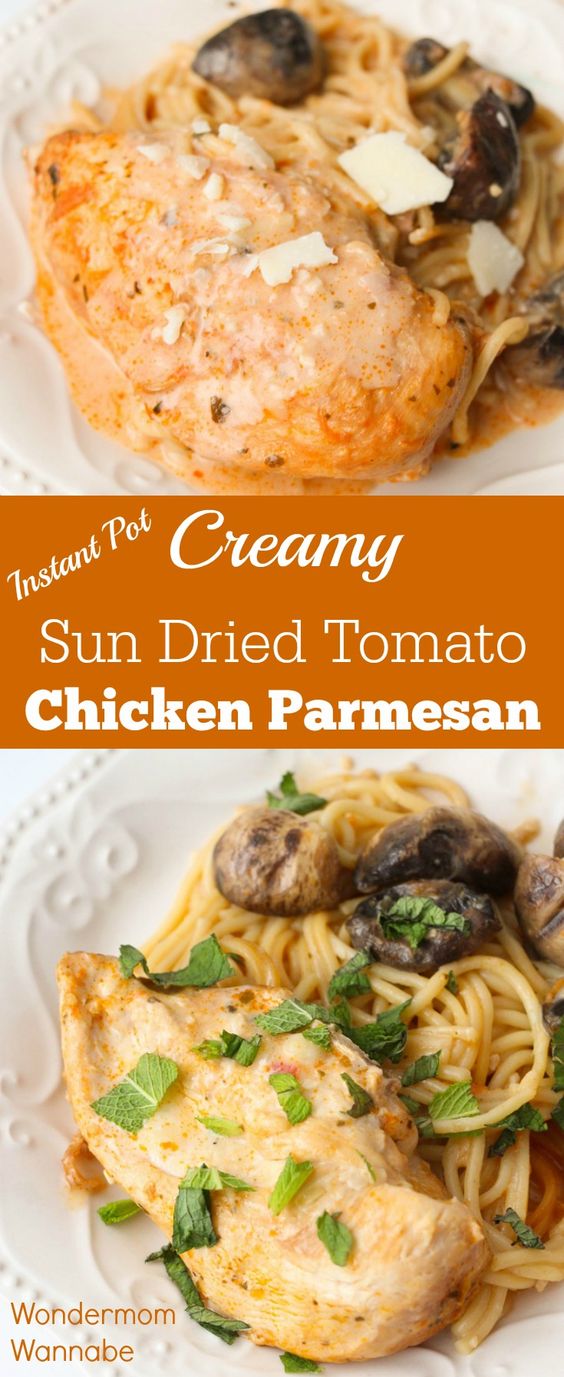 INSTANT POT CREAMY SUN DRIED TOMATO CHICKEN PARMESAN RECIPE Moms Cooking