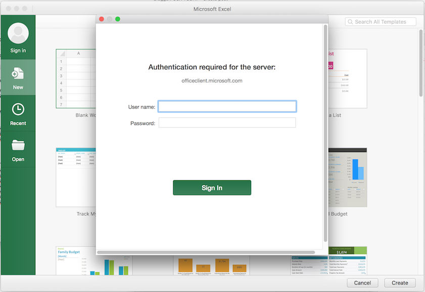 microsoft office 365 mac login