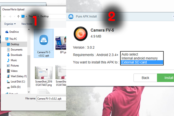 تثبيت تطبيقات apk على بطاقة ذاكرة خارجية SD Card بدون روت