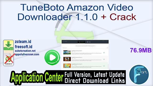 TuneBoto Amazon Video Downloader 1.1.0 + Crack