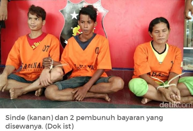 Istri Yang Sewa Pembunuh Suami di Riau Tak Menyesal Bunuh Suami September 4, 2019