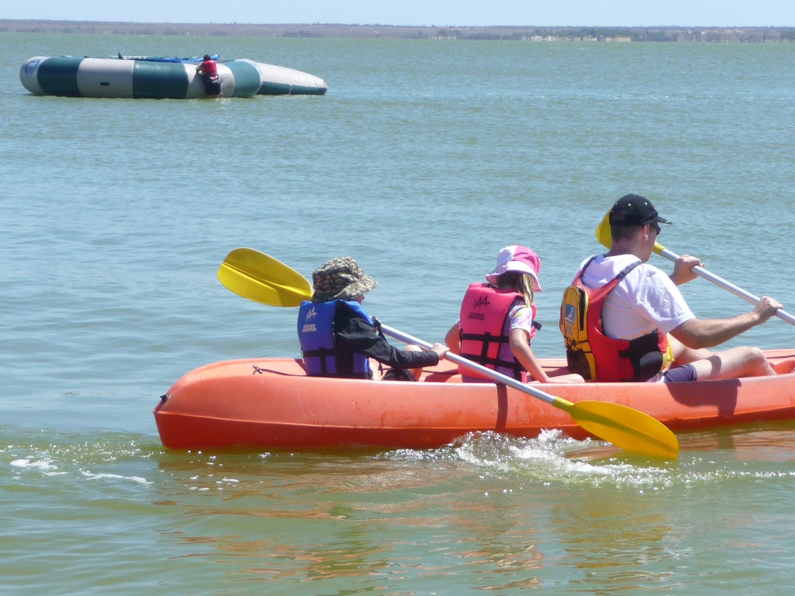 On the Road and at Home On the road to..Lake Bonney, South Australia