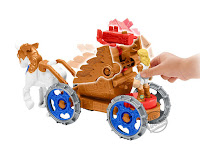 Mattel Imaginext Wonder Woman Toy Line Hippolyta and Battle Chariot