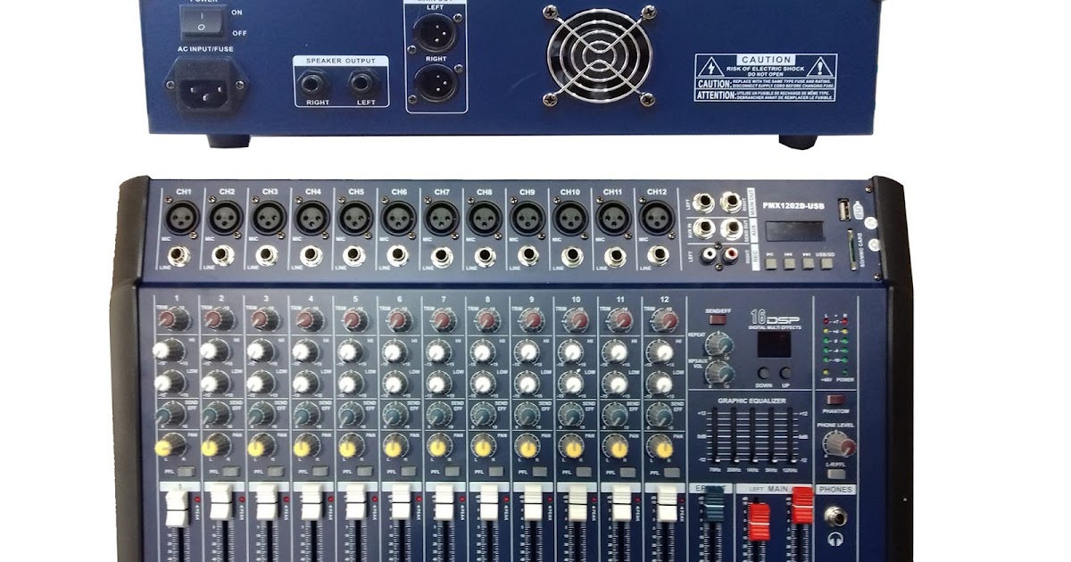 Jual Alat dan Sound System Karaoke Power Mixer 12 channel