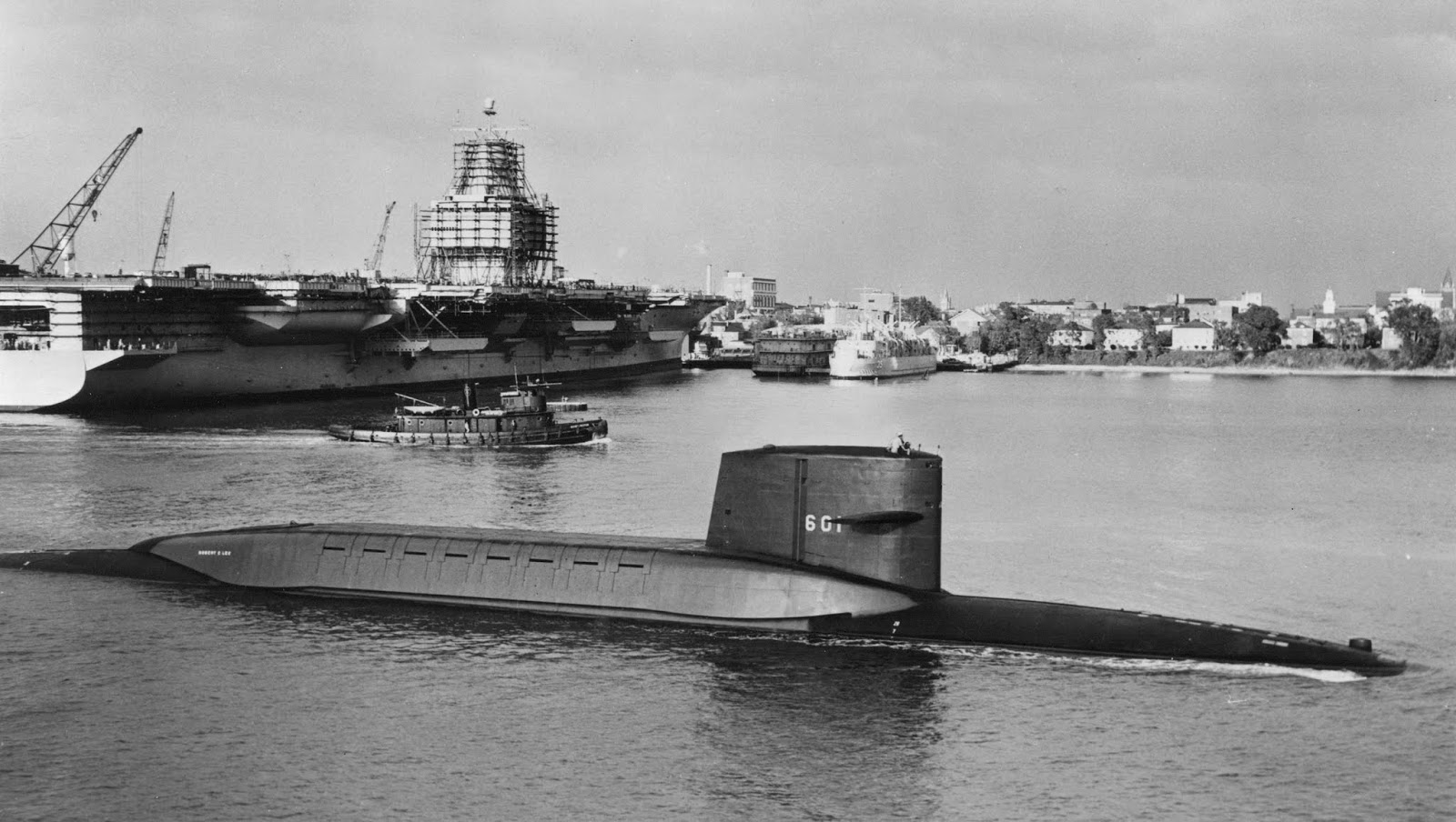 Hampton Roads Naval Museum Sixty Years Ago Third Polaris Submarine a First for Newport News