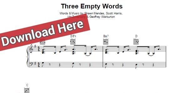 empty piano sheet music