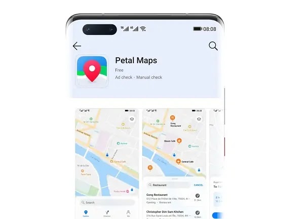 Los mapas de Huawei se actualizan, Petal Maps disponible en Perú