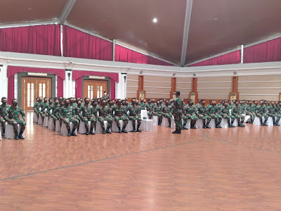 164 Siswa Dikma Pa PK TNI Khusus Tenaga Kesehatan Terima Pembekalan