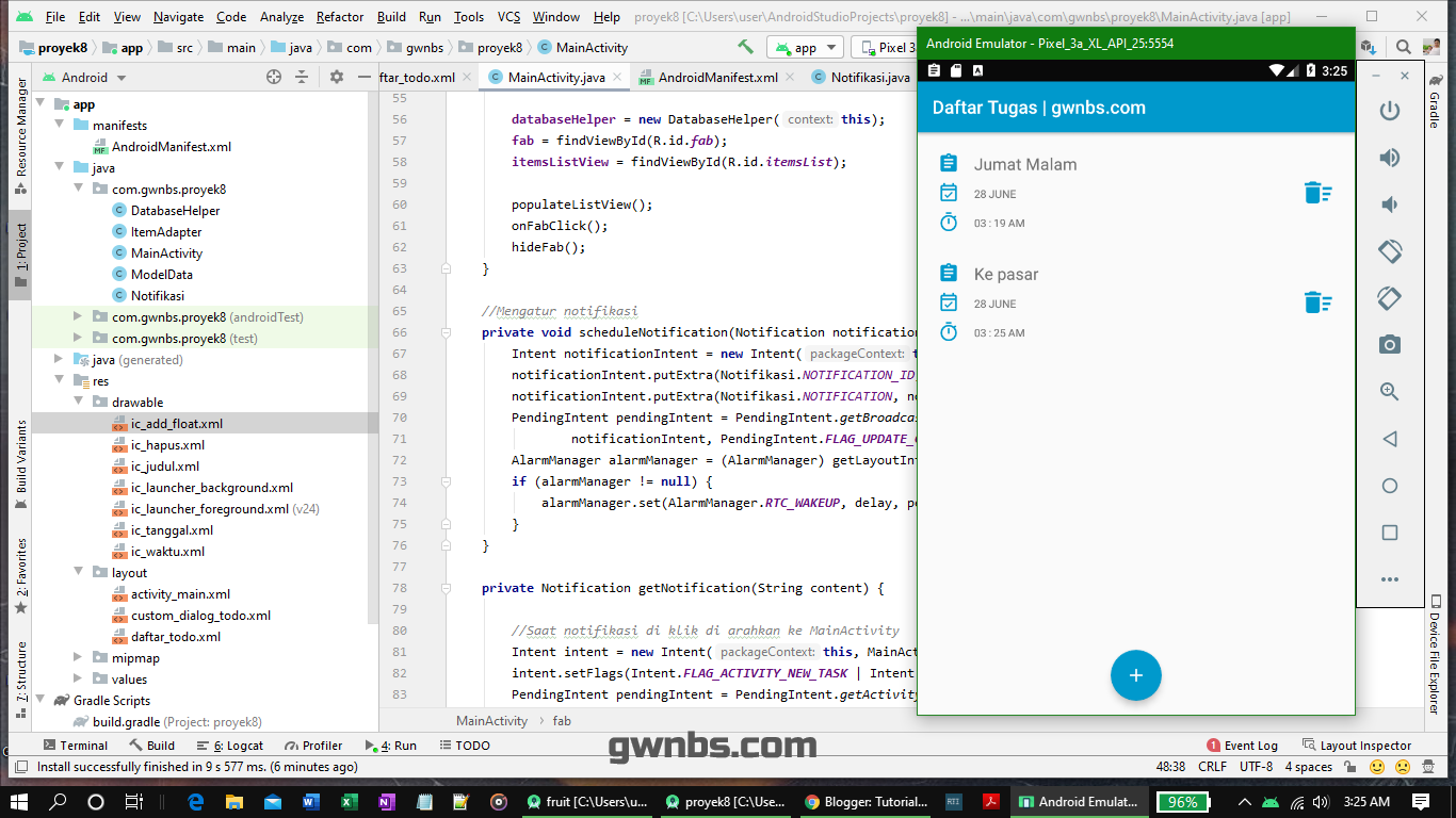 Aplikasi Pengingat Tugas To Do Reminder Android