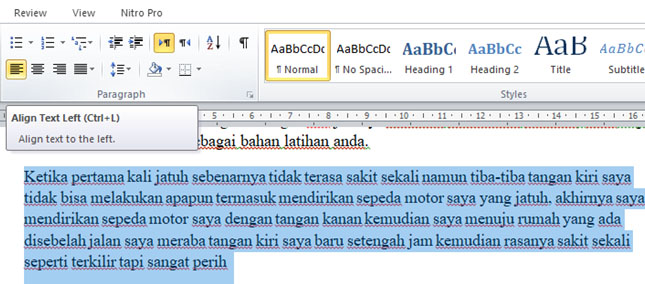 Cara Mengatur Tulisan Di Microsoft Word Khoiri Com