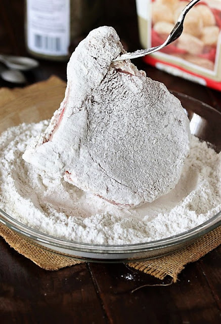 Pork Chop Dredged in Flour Image
