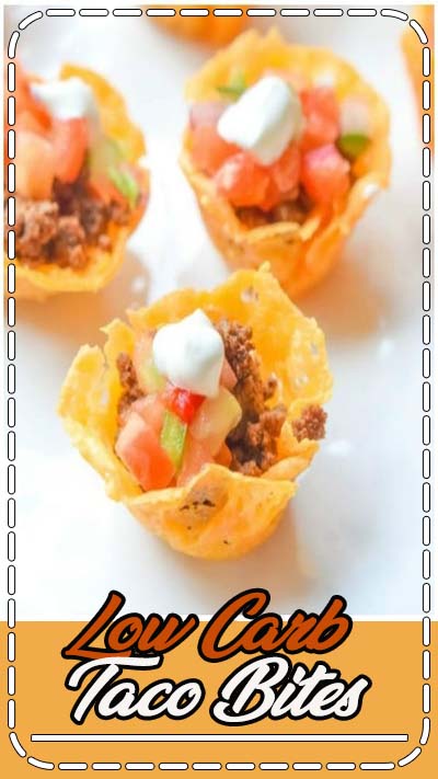 Low Carb Taco Bites | These low carb taco cups are an easy low carb recipe that can be a low carb appetizer for Christmas, New Year’s, brunch, or just a quick healthy lunch for those on a low carb diet. The cheesy shells are a keto recipe that will make all of your low carb friends happy! #lowcarb #keto #ketorecipes #lowcarbrecipes #taco #appetizer #brunch #cheese