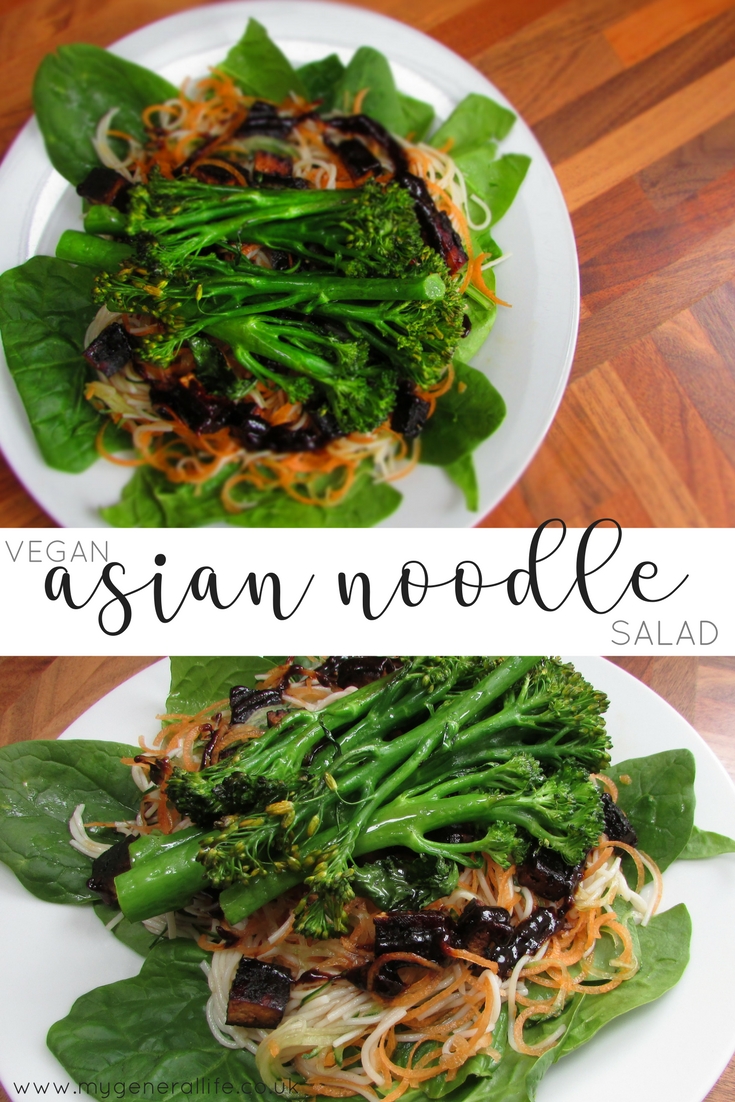 Asian Noodle Salad ft. Tenderstem®* [VEGAN] My General Life