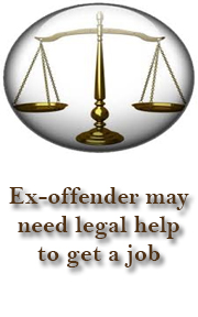 Ex-offender may need legal help to get a job