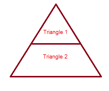 area calculate java program parallelogram traingle triangle half since