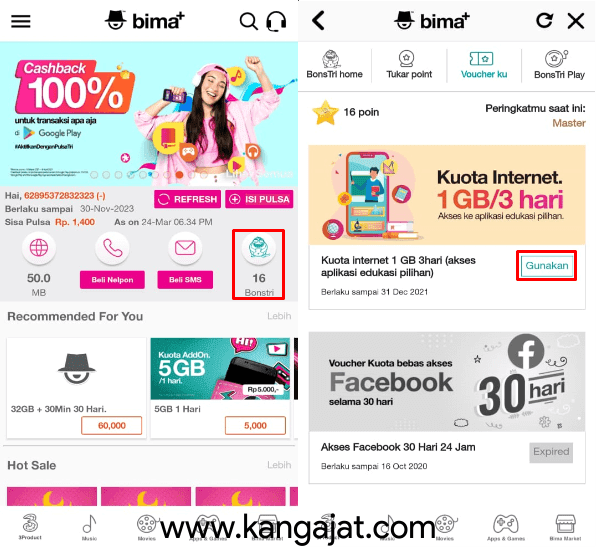 Cara Tukar Poin BonsTri 3 dengan Mudah azkajayamandiri.id