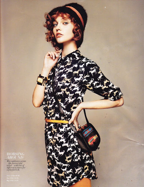 Sasha Pivovarova (H&M Magazine, Sep 2011) - Models Inspiration