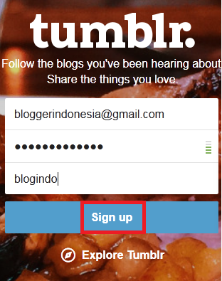  Saat ini ada cukup banyak penyedia blog gratis yang dapat kita gunakan Cara Membuat Blog Gratis Di Tumblr dengan Mudah