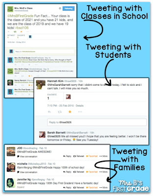Mrs. B from Mrs. B's First Grade shares her top five steps on implementing a class Twitter account in this post. She lays how to create a class Twitter account, how you can use it, and more! Mrs. B from Mrs. B's First Grade shares her top five steps on implementing a class Twitter account in this post. She lays how to create a class Twitter account, how you can use it, and more!