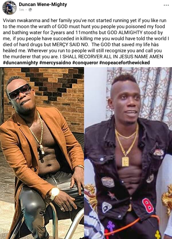 PHOTO: Singer Duncan Mighty Critically ill, Calls Out Those Who Poisoned his food.