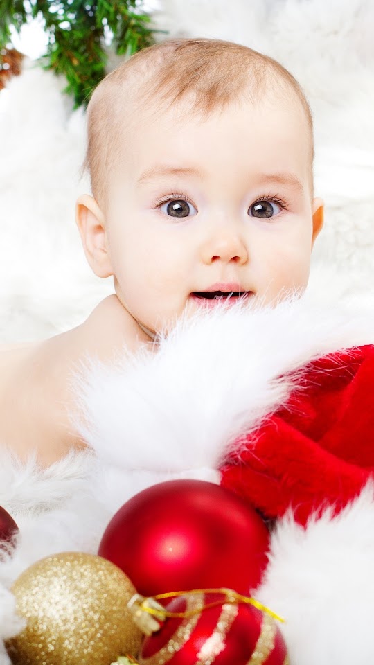 New Year Christmas Baby Android Wallpaper